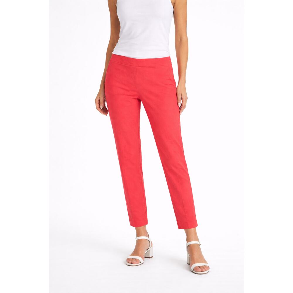 Chico's Coral Red Ankle Pants Size 0.5 Small